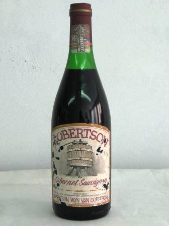 1988 ROBERTSON CABERNET SAUVIGNON - COLLECTOR'S ITEM