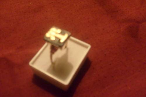 mens vintage 9ct solid gold ring