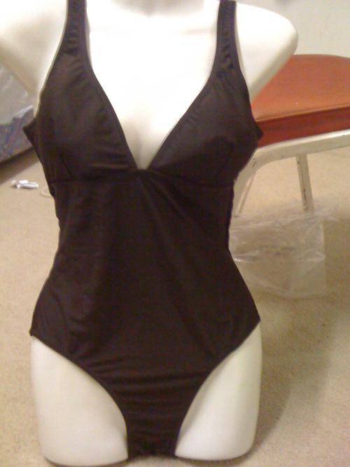 Ladies swim costume size  32--34   brown