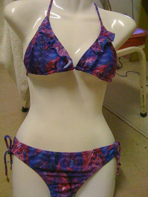 ladies bikini  size   34--36- with print