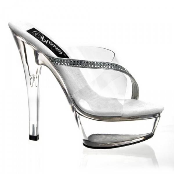 Ladies Sexy Shoes transparents - size 3 -- 8