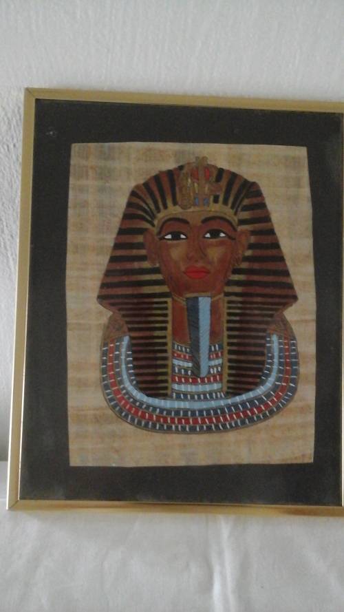 LIKE EGYPTIAN PRINTS ADD THIS LITTLE PRINT OF PHAROAH TO YOUR COLLECTION