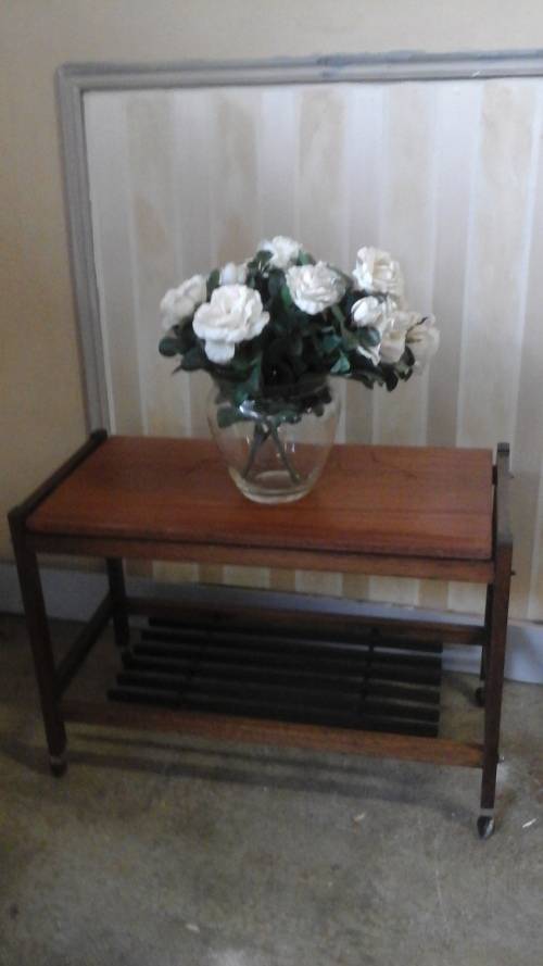 FANTASTIC GORGEOUS VINTAGE UNUSUAL STYLE TROLLEY. AWESOME AND FUNCTIONAL PIECE!