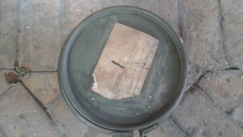 DEFINITLY A VERY COLLECTIBLE TRANSPORT TIN HAS ITS STEEL SEAL STILL INTACT WITH ORIGINAL WAYBILL