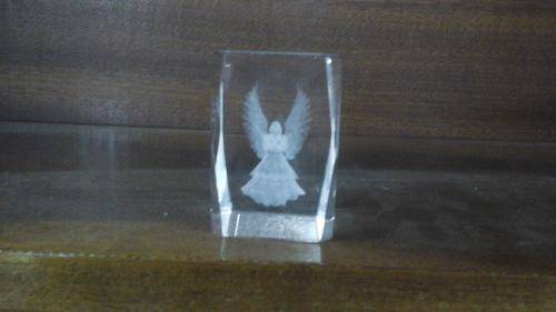 Exquisite crystal angel paperweight