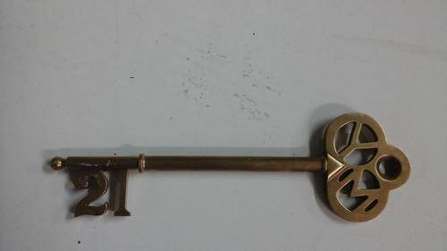 ABSOLUTELY STUNNING BRASS 21ST KEY