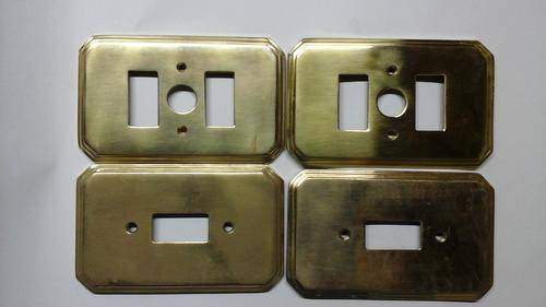 ELEGANT AND CLASSY BRASS SWITCH COVERS.