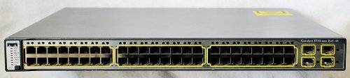 *Power Over Ethernet* 48 Port Cisco Catalyst 3750 POE Switch (WS-C3750-48PS)  + Rackmount Kit