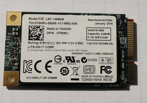 Liteon LMT-128M6M mSATA Solid State Drive 128GB (SSD)