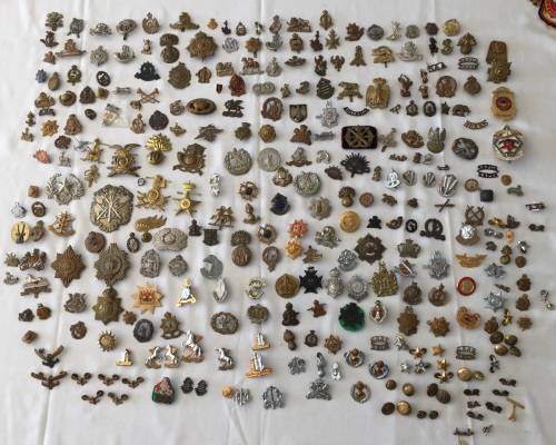 All the metal badges