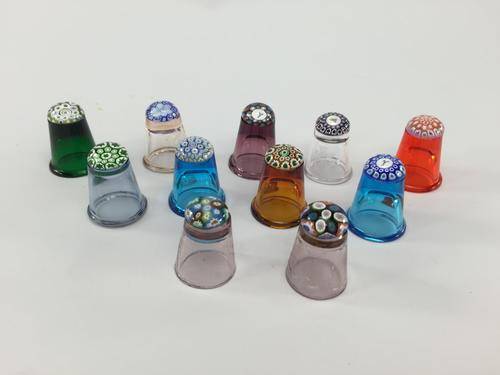 Exquisite Caithness Glass Thimbles
