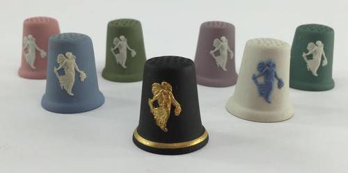 Wedgwood Jasperware Thimble Dancing Hours Various Colours
