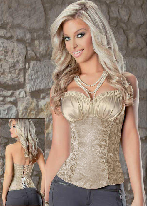 BEAUTIFUL CREAM CORSET