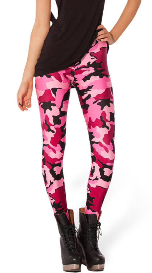 STUNNING PINK CAMO LEGGINGS