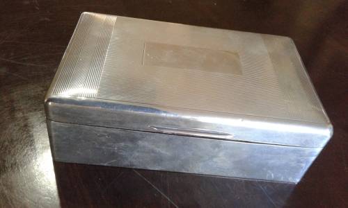 Sterling Birmingham Silver Box