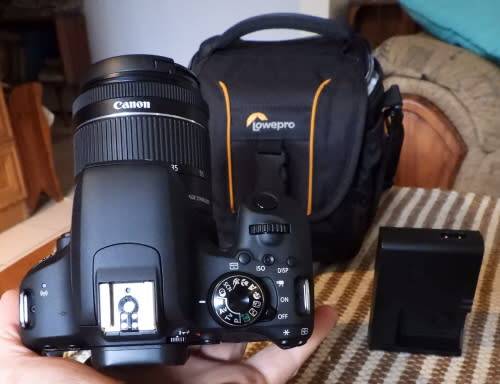 Canon 800D with 18-55 STM lens and bag etc, photos show exact item on sale.