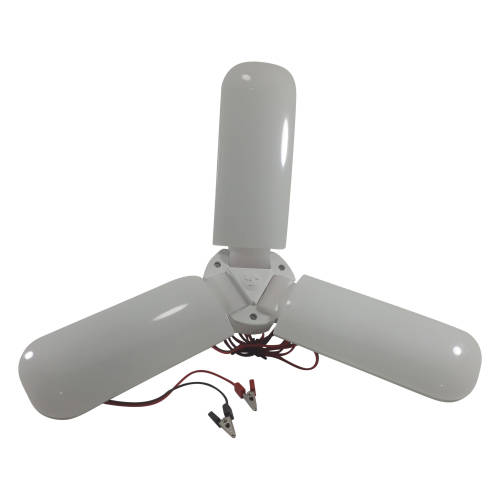 Fan blade style 12V LED bulb