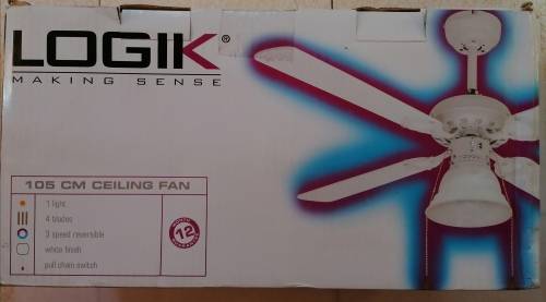 2 x 103cm Logik Ceiling fans
