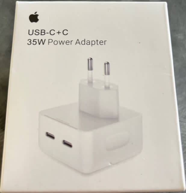 iPhone 35W Power Adapter Dual USB C + C