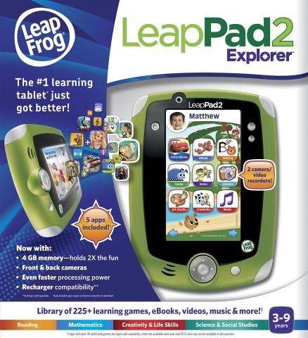 LeapPad 2 Explorer Green learning tablet