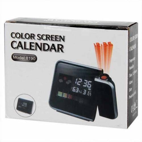 Great gift!! Digital LCD Alarm Clock Weather Station Projection Clock Calender