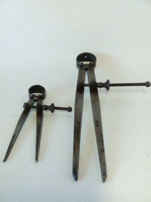 TWO VERY OLD MOORE ND WRIGHT SPRING CALLIPERS (c DESC)