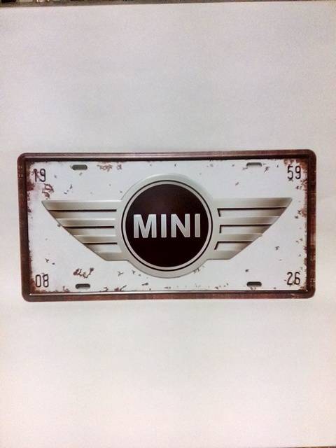 SUPER COOL COLLECTORS VINTAGE STYLE METAL MINI LICENSE PLATE SIGN