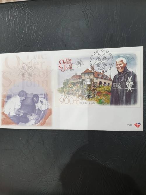 RSA..1999 FDC  ST.JOHN 900TH ANNIVERSARY/GREAT CONDITION