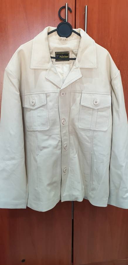 GENUINE LEATHER PANTHER JACKET (UNUSED)4xl...see desc