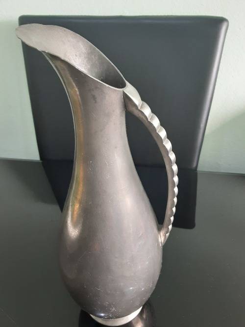LOVELY REAL PEWTER WATER PITCHER