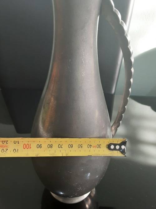 LOVELY REAL PEWTER WATER PITCHER