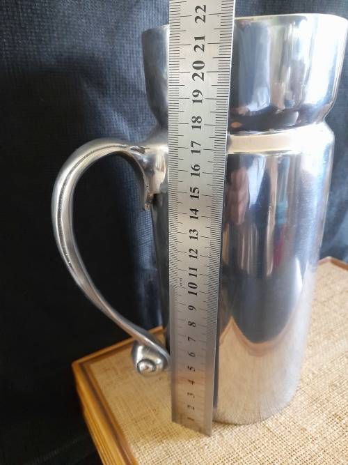 STUNNING CARROLL BOYES STYLE PEWTER JUG