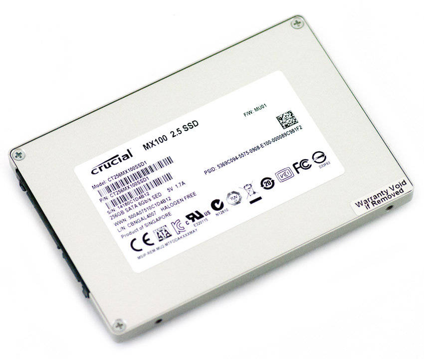Crucial CT256MX100 MX100 256GB 2.5" SATA III 6GB/s Solid State Drive (256 GB SSD LAPTOP Hard Drive)L