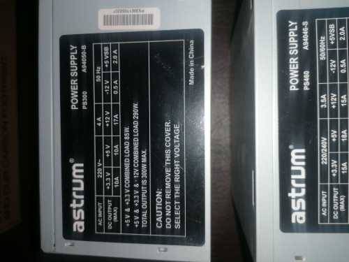 2 x PC Power Supplies