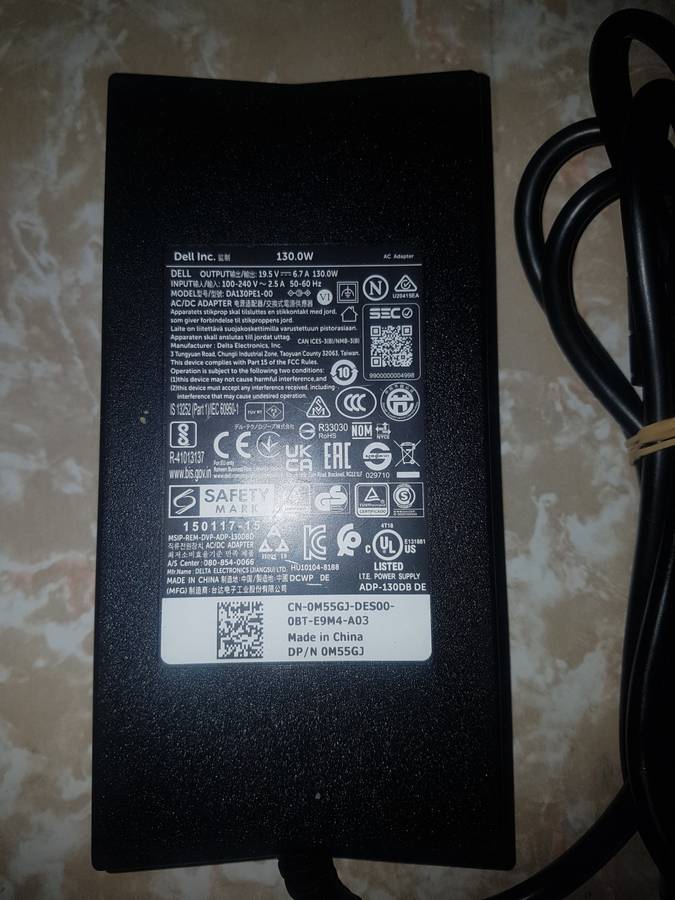 Dell 130W AC Power Adapter (Original)
