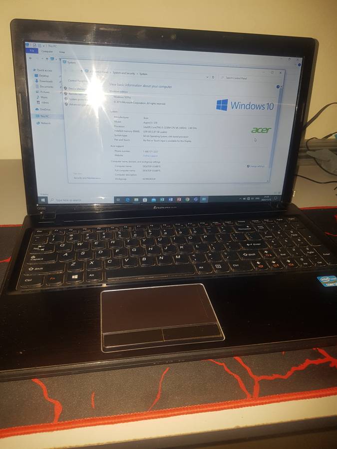 Lenovo G580 Laptop - Please read