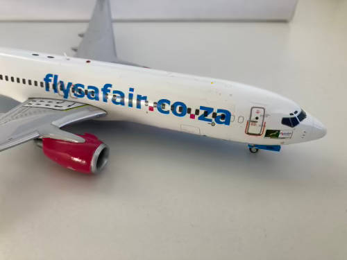 FlySafair aircraft model 1:200 scale