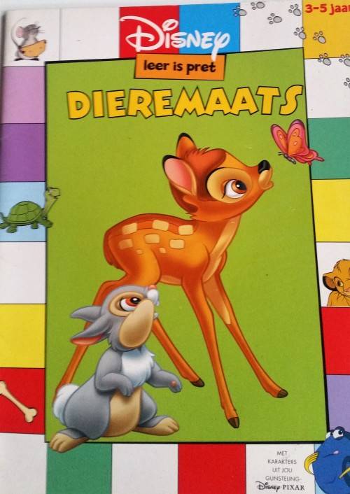 DISNEY -  Diere Maats - Leer en speel met jou gunsteling karakters, Bambi, Baloo, Dumbo, Simba