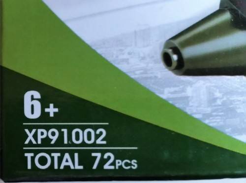 72 Piece 3 in 1  Lego Compatible WAR CRAFT Building Set.