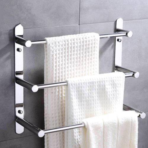 **NEW**STAINLESS STEEL BRASS BASE TOWEL RAIL **R799**