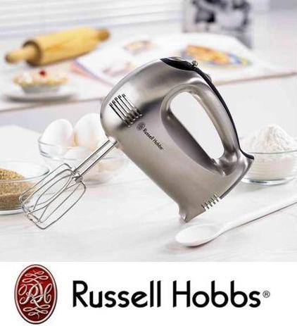 Russell Hobbs Brushed chrome hand mixer