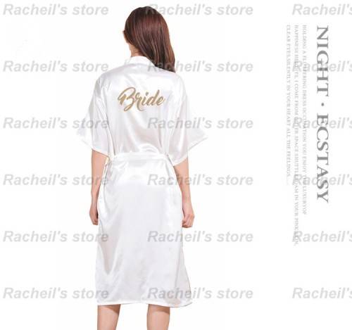 Satin silk Bridal gown sleep gown#local stock#