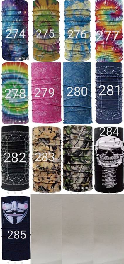 Buff Tube scarf mask assorted colors unisex#local stock#available updated 2021 April