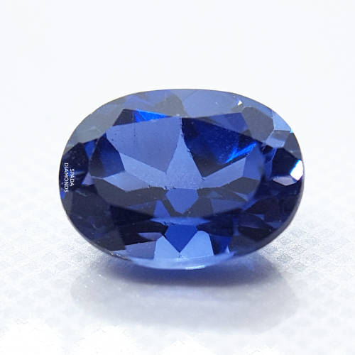 Lab Grown 1.82ct Blue Oval Sapphire - EGL CERTIFIED