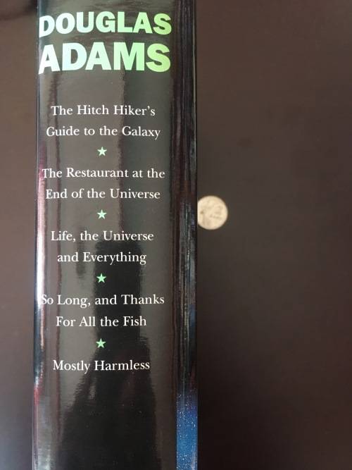 The Hitchhikers Guide to the Galaxy - Trilogy in 5 parts - Douglas Adams (hardcover)