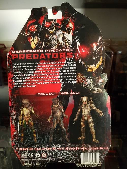 PREDATORS BERSERKER MASKED MOVIE FIGURE NECA GREAT PIECE HTF