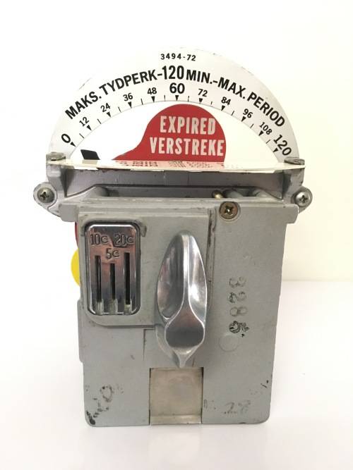 Very Old Duncan Parking Meter Clock and cash boxes from the 60s