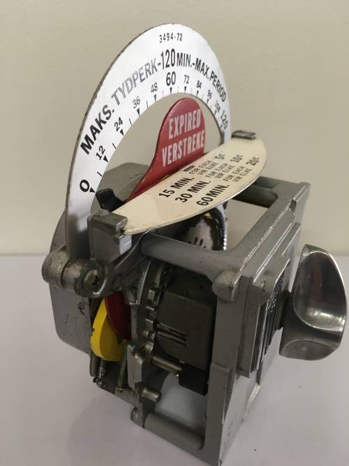Very Old Duncan Parking Meter Clock and cash boxes from the 60s