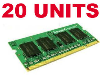 20 x 256MB RAM DDR2-667 (PC2-5300) CL5. For PCs & Apple Macs