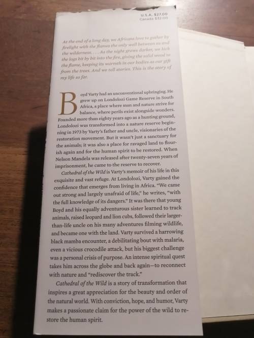 CATHEDRAL OF THE WILD: An African Journey Home - Boyd Varty